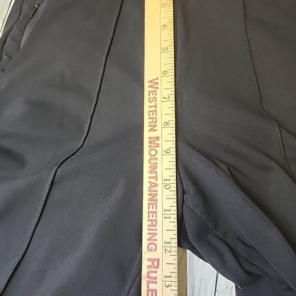 Athleta Venice Pintuck High Waisted Ankle Pants Pull-On Work Casual Black XS - Picture 11 of 13